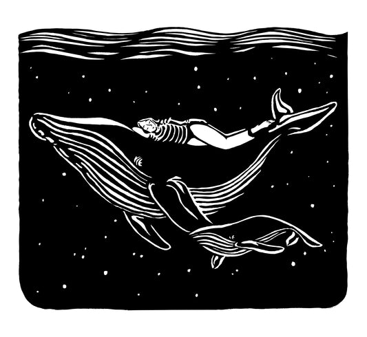 T-Shirt "La Baleine et le Baleineau" en coton bio