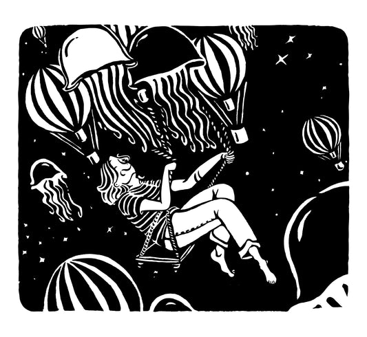 T-Shirt "Les Meduses" en coton bio