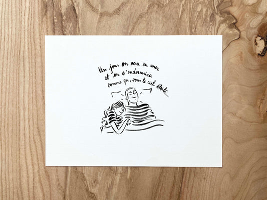 "Sous le ciel étoilé"