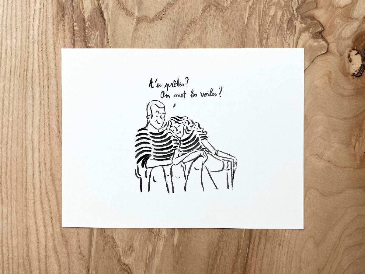 "On met les voiles?"