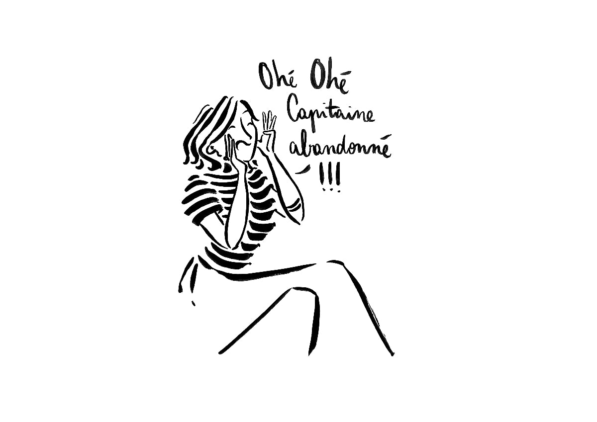 "Ohé ohé" Carte Postale