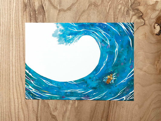 "La Vague" Illustration