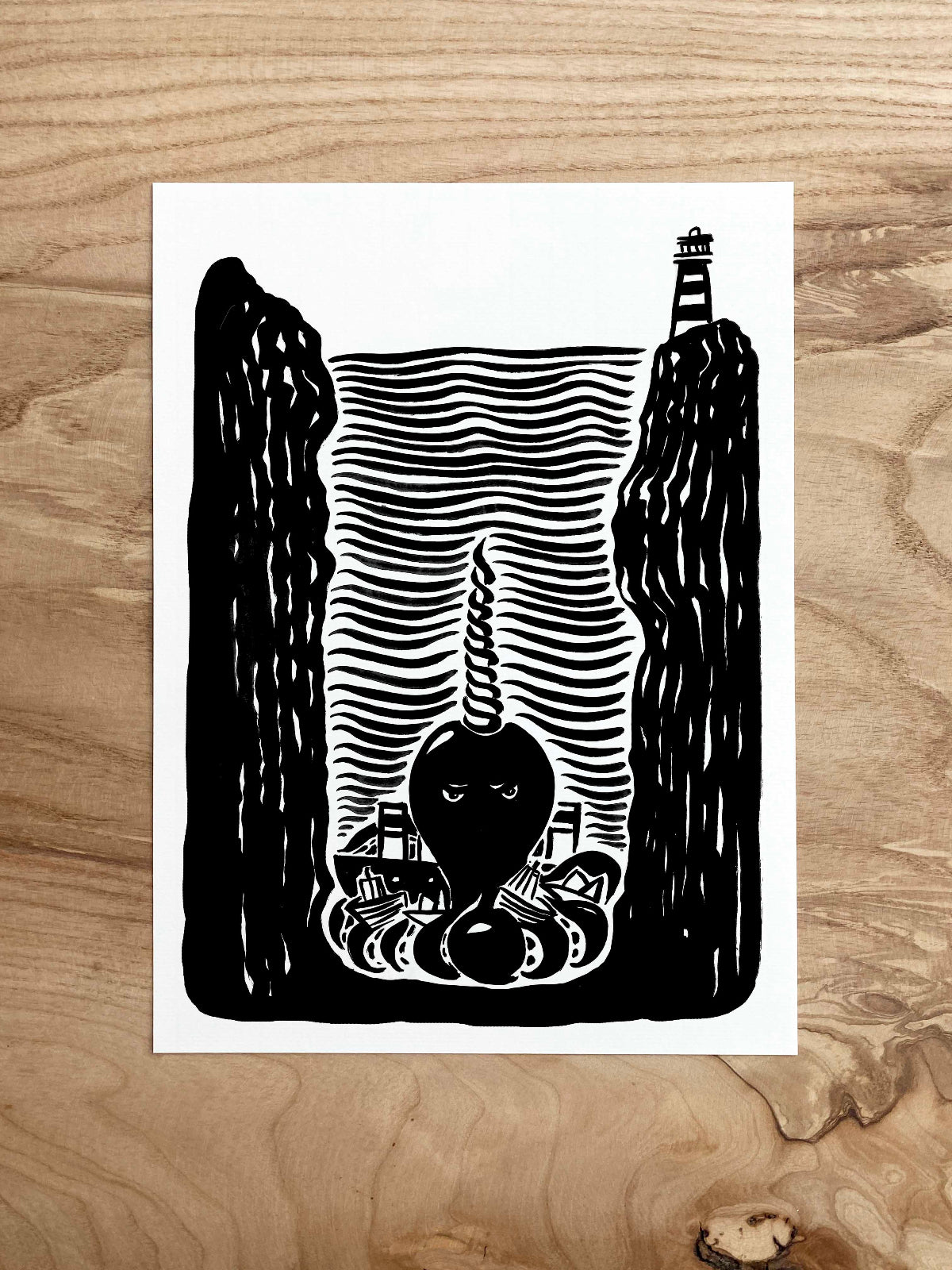 "Le Krakorn" Illustration