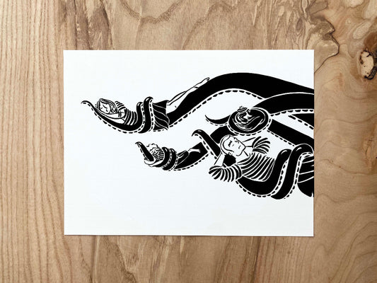 "La Sieste" Illustration