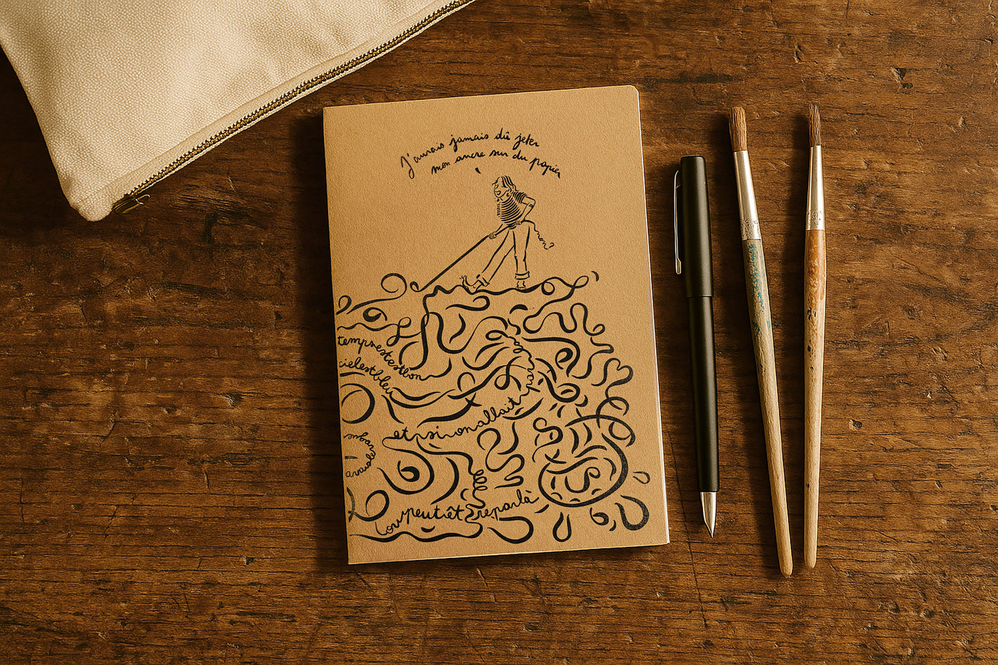 Carnet « Jeter mon encre » - Fabriqué en Bretagne