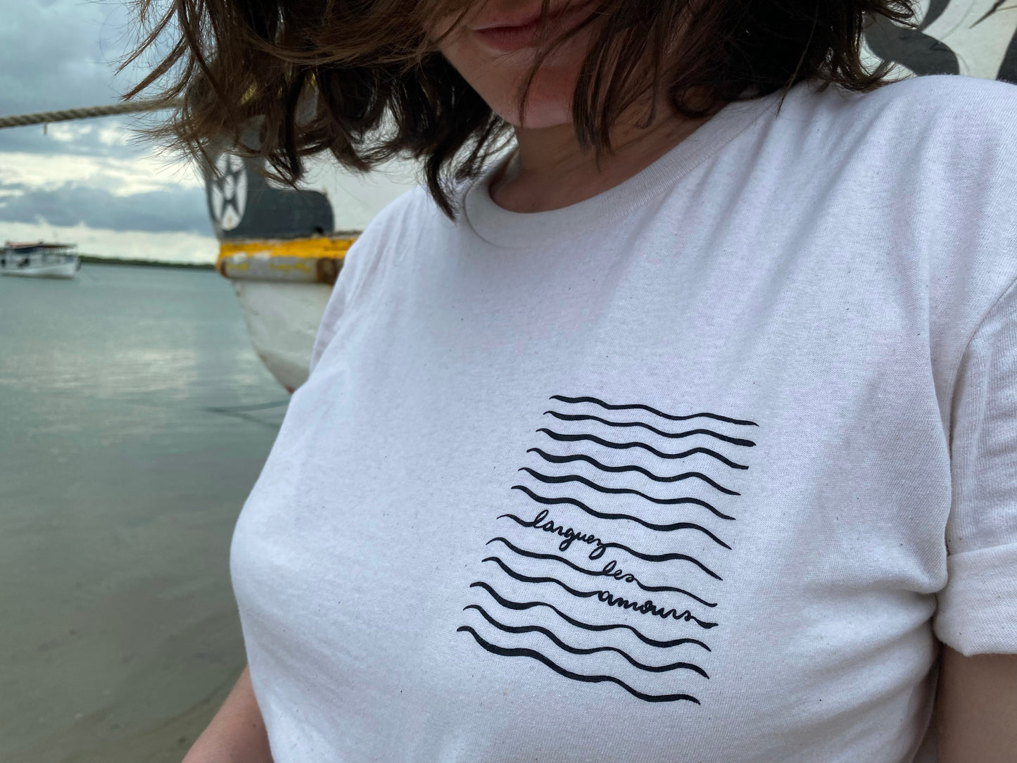 T-Shirt "Larguez les amours" Verbatim Maritime par La Paimpolette