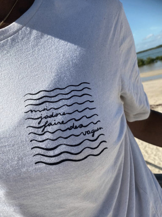 T-Shirt "Moi j'adore faire des vagues"