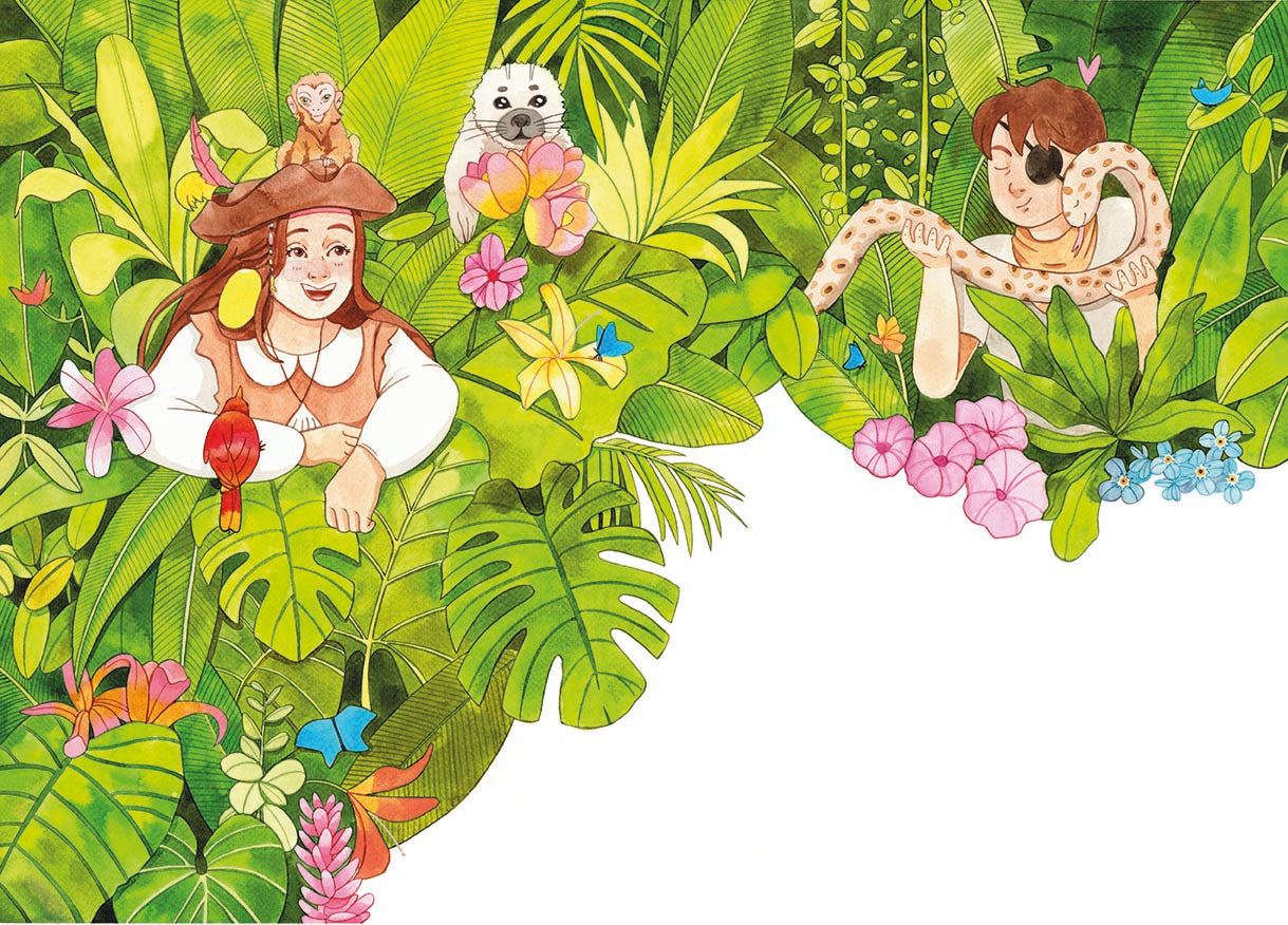 "Mimi La Pirate" Illustrations