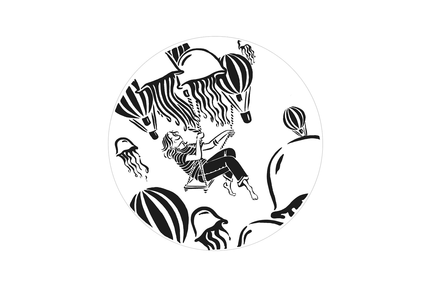 “La Paimpolette Voyage” - Service de 6 assiettes plates en porcelaine