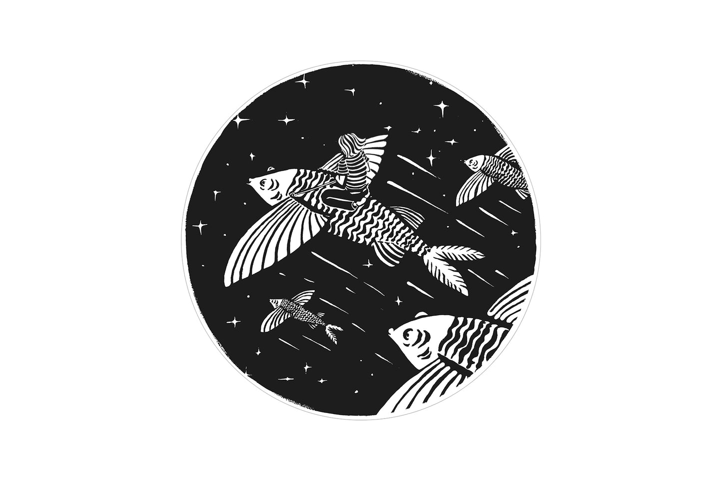 “La Paimpolette Voyage” - Service de 6 assiettes plates en porcelaine