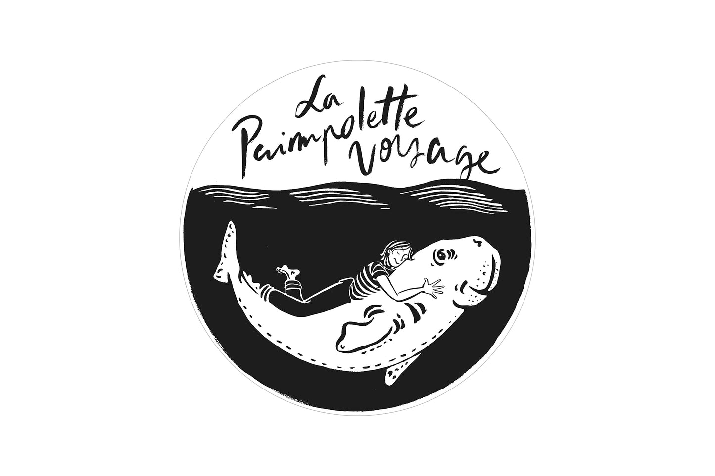“La Paimpolette Voyage” - Service de 6 assiettes plates en porcelaine
