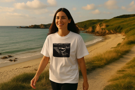 T-Shirt "La Baleine et le Baleineau" en coton bio