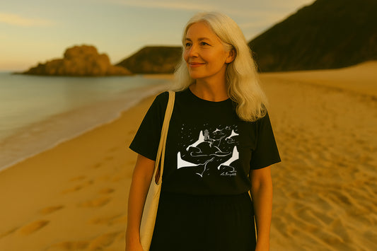 T-Shirt "La Raie Manta" en coton bio