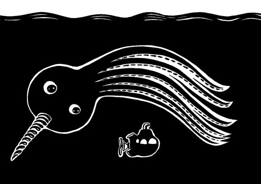 "Krakorn dans l'eau" Illustration