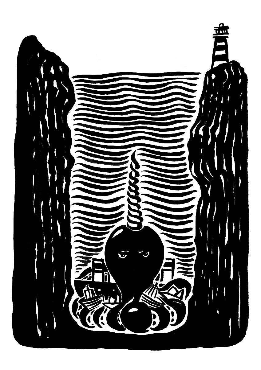 "Le Krakorn" Illustration