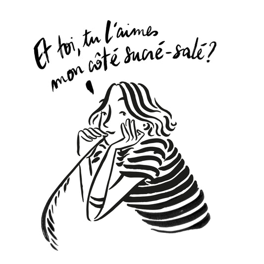 "Sucré Salé" Carte Postale