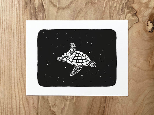 "La Tortue" Carte Postale