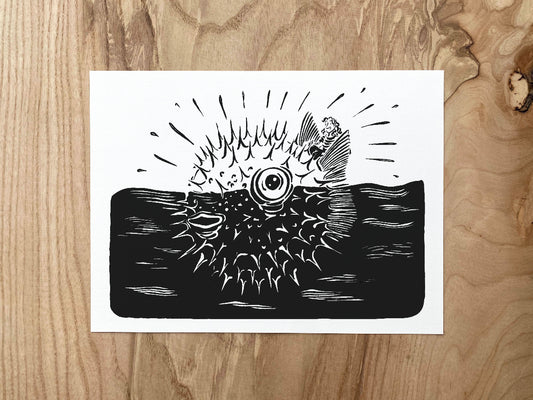 "Le Diodon" Carte Postale