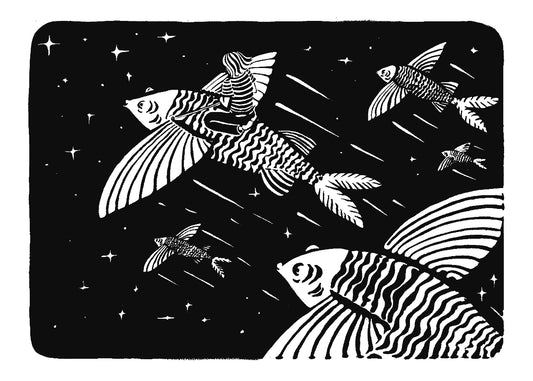 "Le Poisson Volant" Illustration