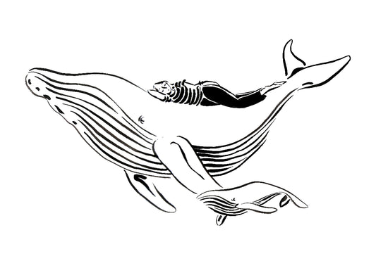 "La baleine et le baleineau"