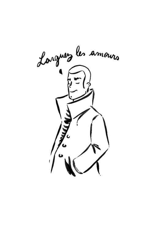 "Larguez les amours" Carte Postale