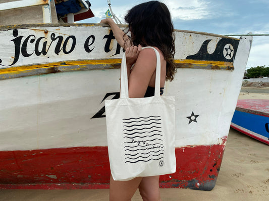 Tote-Bag "Larguez les amours" Verbatim Maritime par La Paimpolette