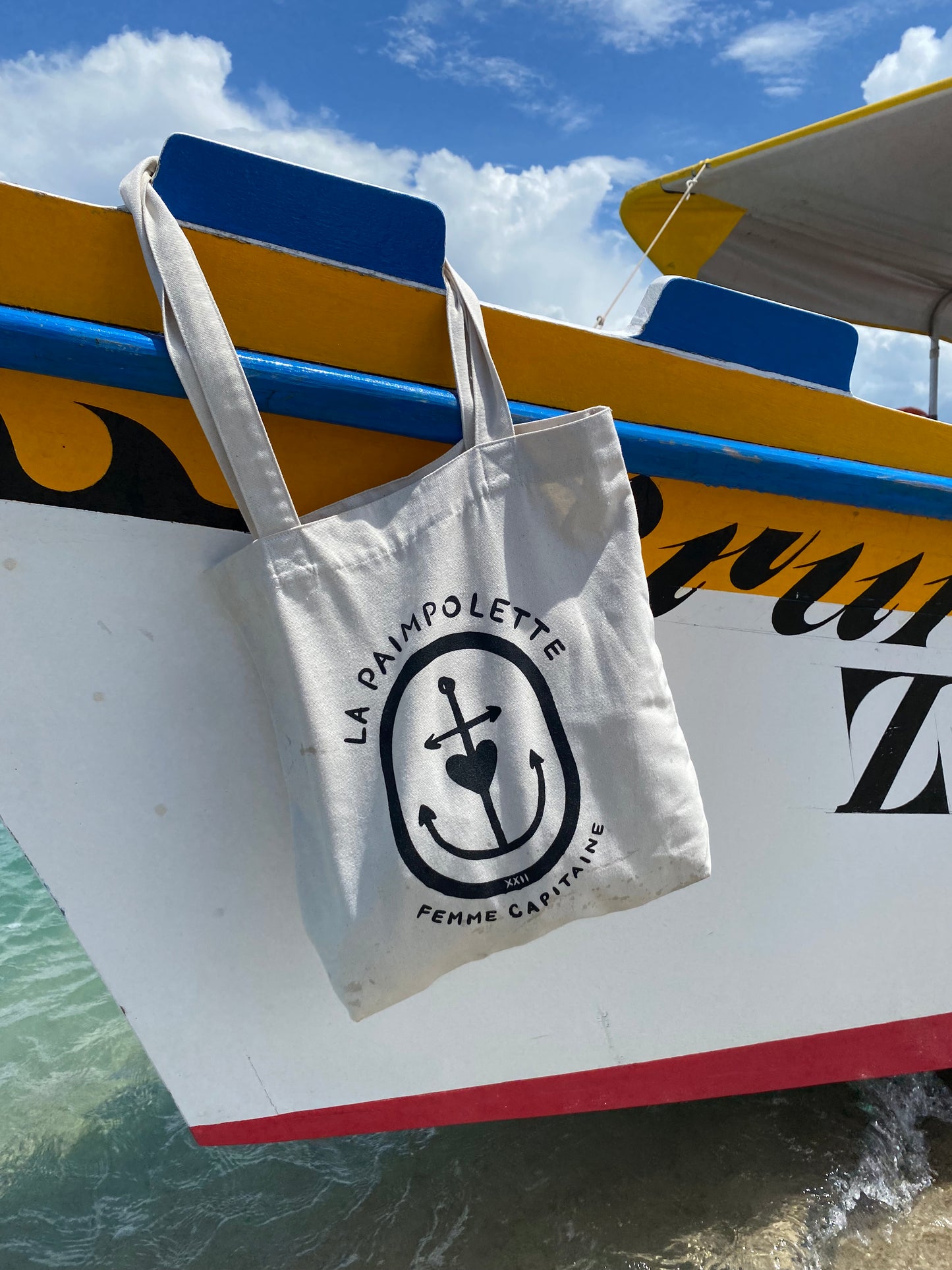 Tote-Bag "Larguez les amours" Verbatim Maritime par La Paimpolette