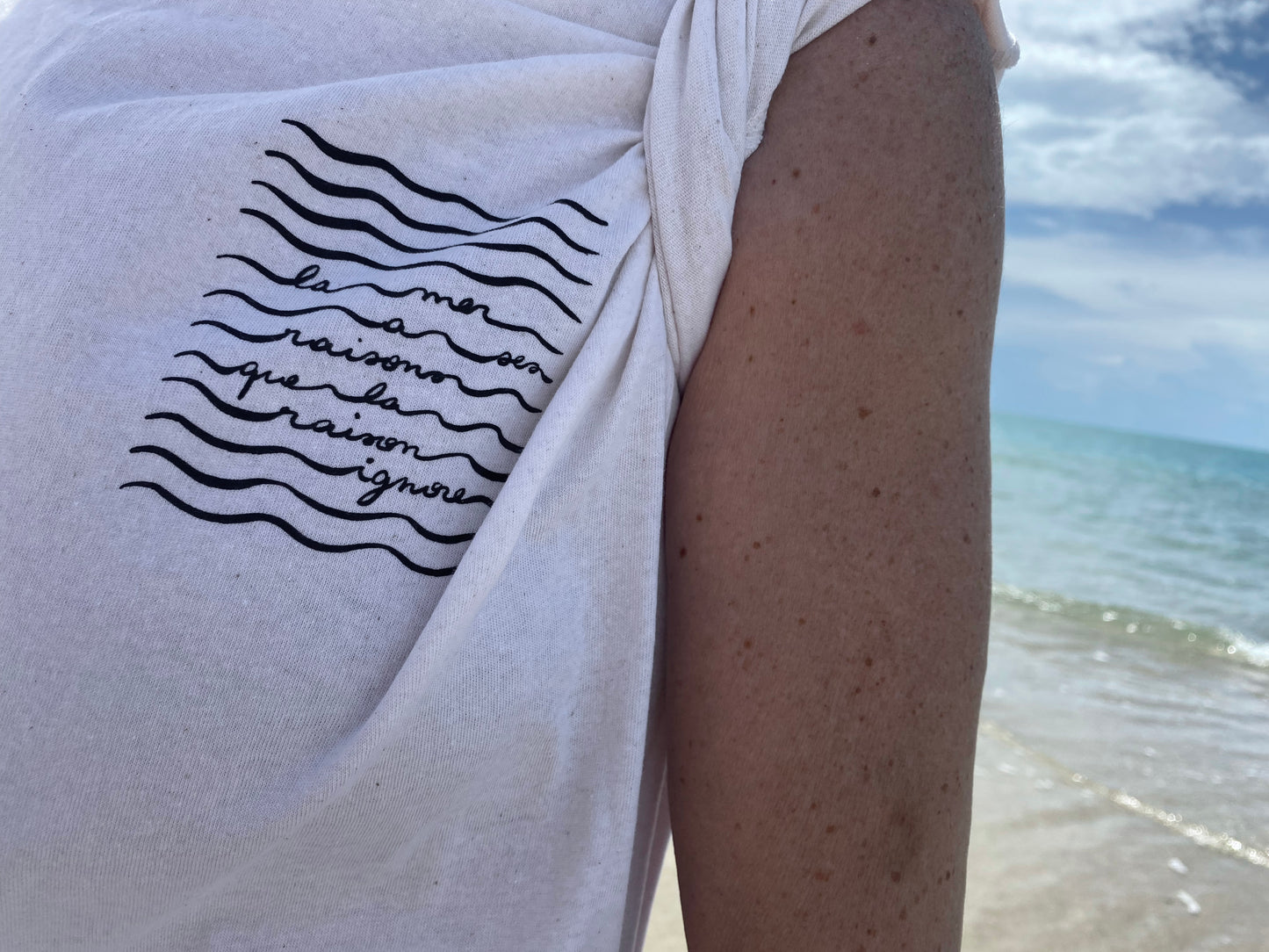 T-Shirt "La mer a ses raisons" Verbatim Maritime par La Paimpolette