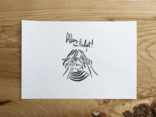 "Au bulot"